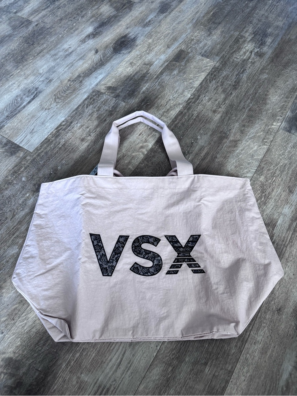 NWT! Victoria’s Secret Sport Nylon Double Handle Zip Pink Tote Bag – Lightweight